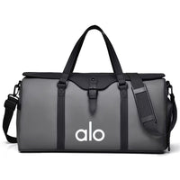 Alo Essential Black Gym Duffle Bag – Unisex Fitness Edition
