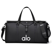 Alo Essential Black Gym Duffle Bag – Unisex Fitness Edition